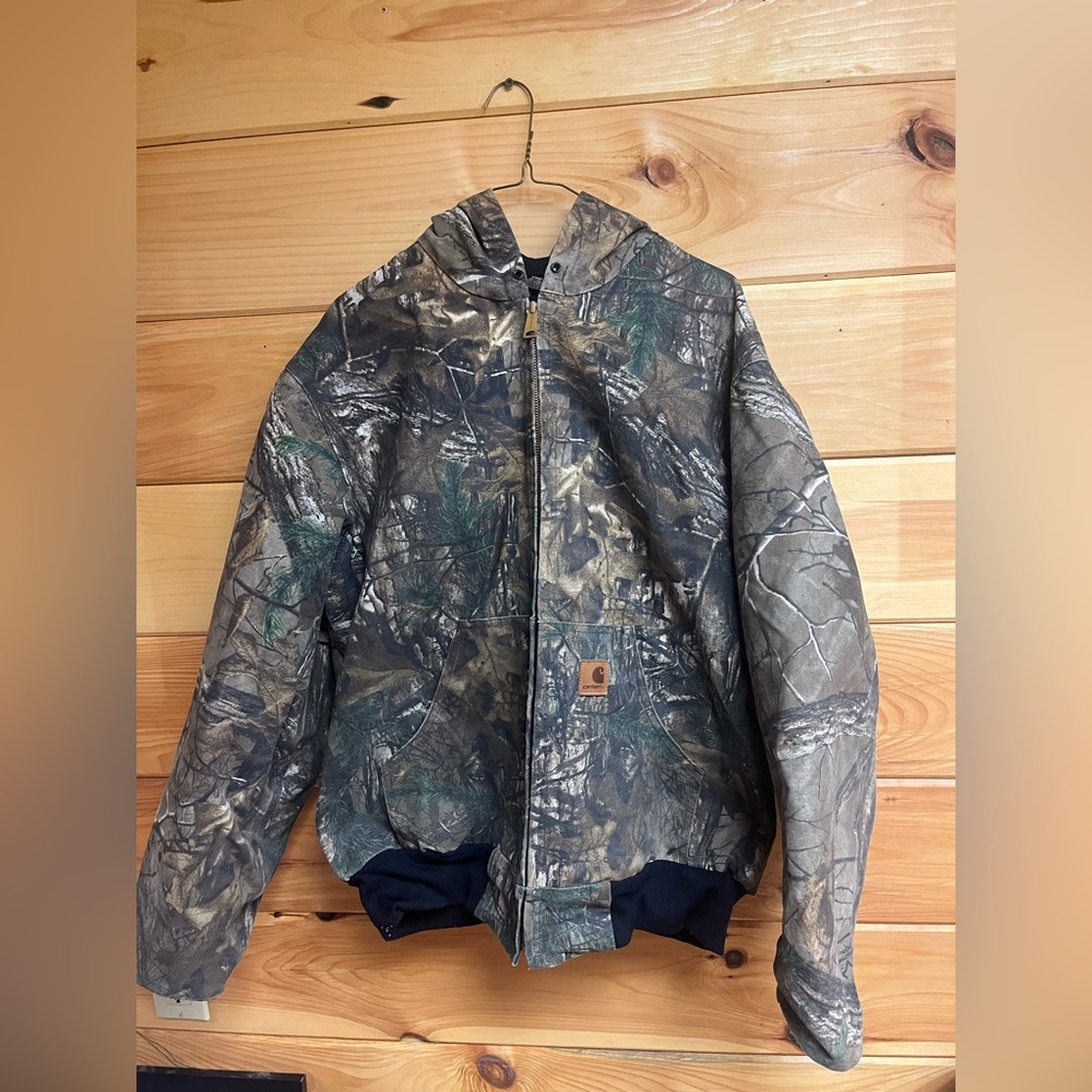 Camo Carhartt Work / Hunting Jacket